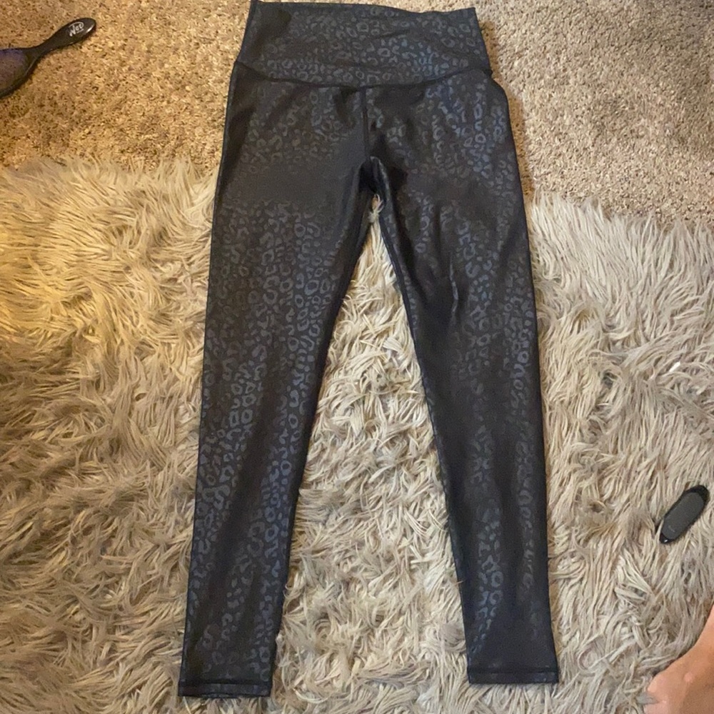black cheetah leggings